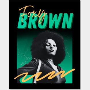 Foxy brown***original retro Posters and Art